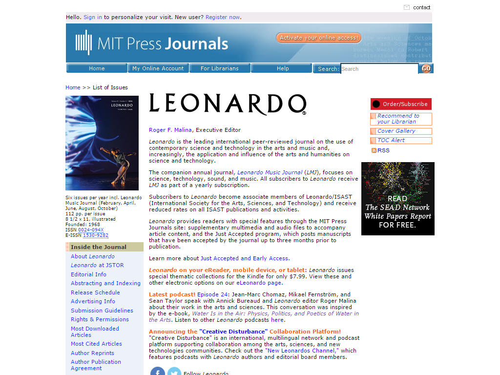 Leonardo Media Contacts