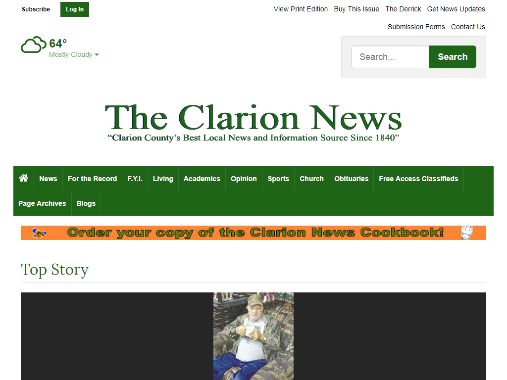 The Clarion News Media Contacts