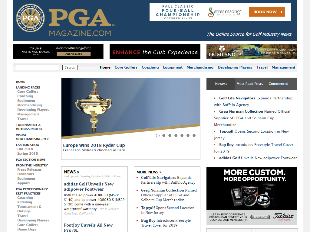 PGA Magazine Media Contacts