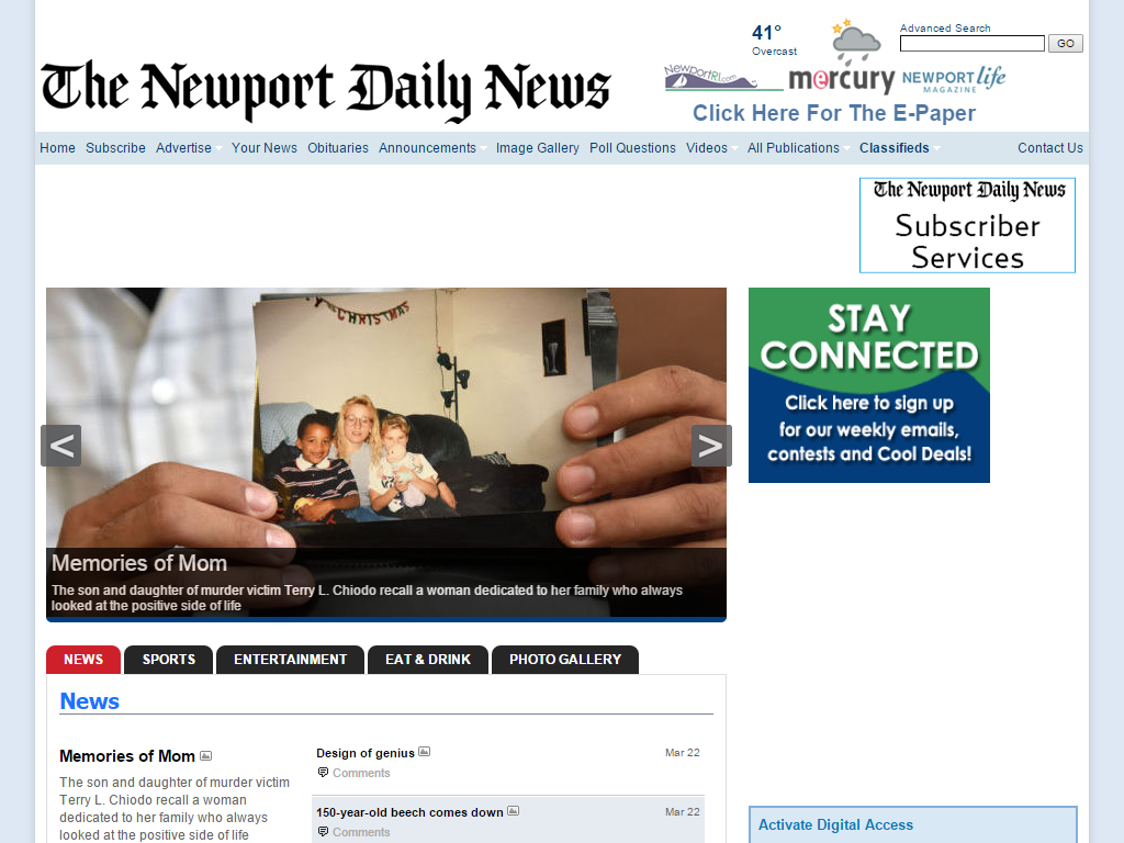 Newport Daily News Media Contacts