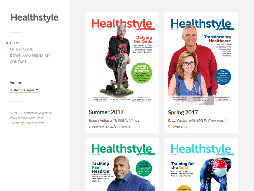 Healthstyle Magazine Media Contacts
