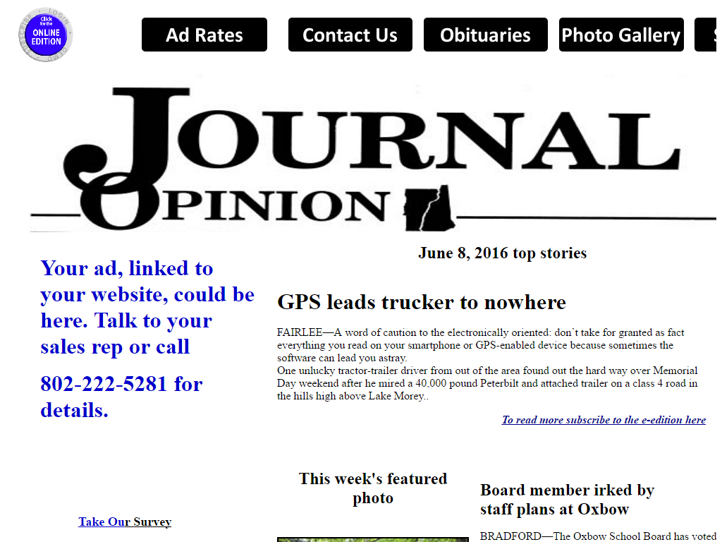 Journal Opinion Media Contacts