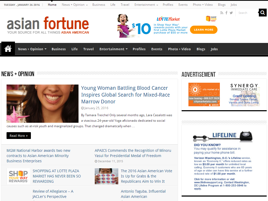Asian Fortune Media Contacts