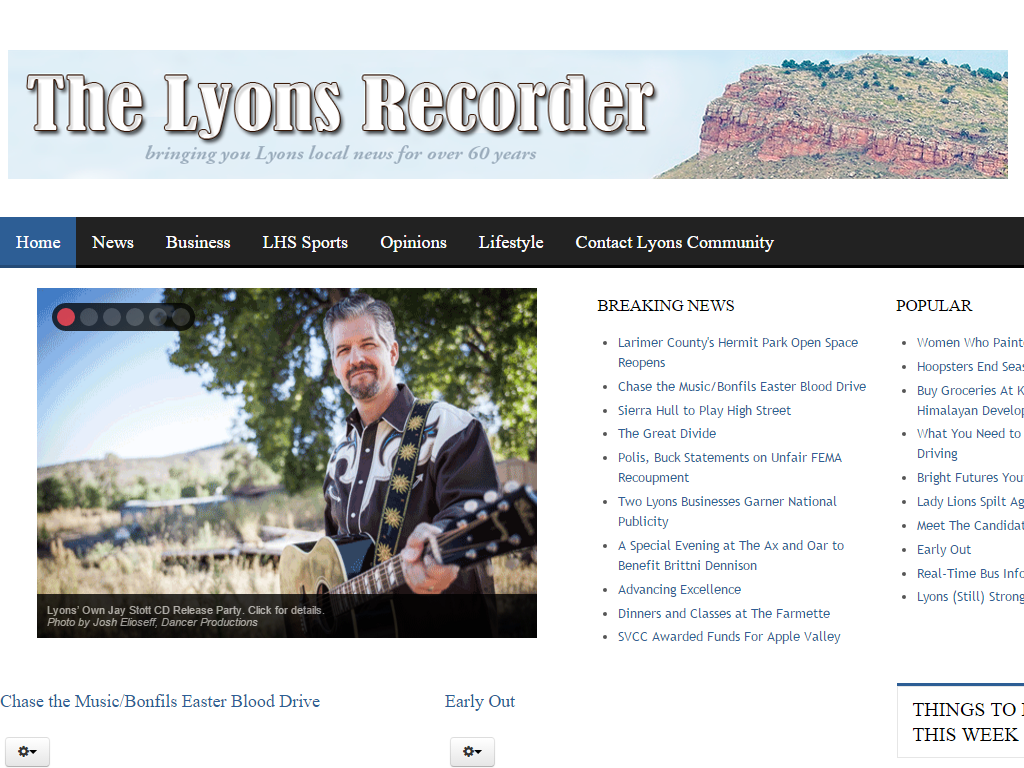 The Old Lyons Recorder Media Contacts