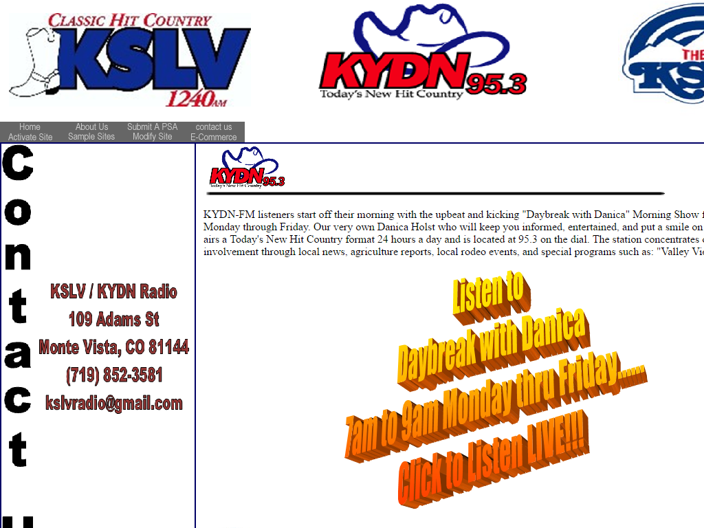 KSLV-FM Media Contacts
