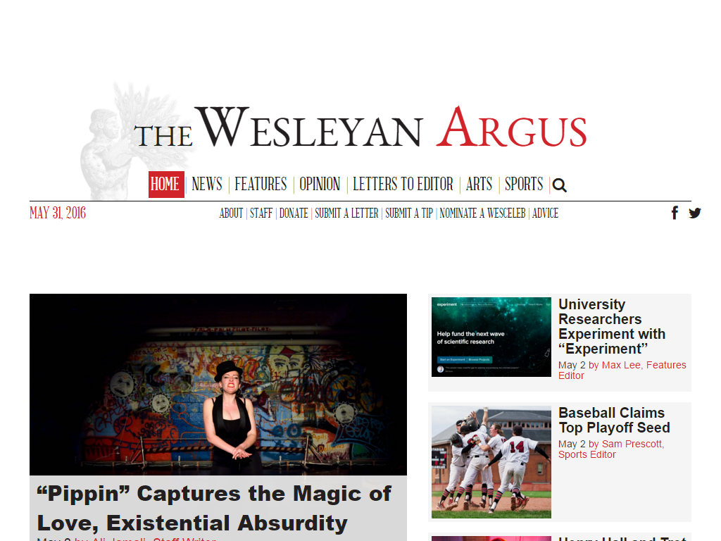 The Wesleyan Argus Media Contacts
