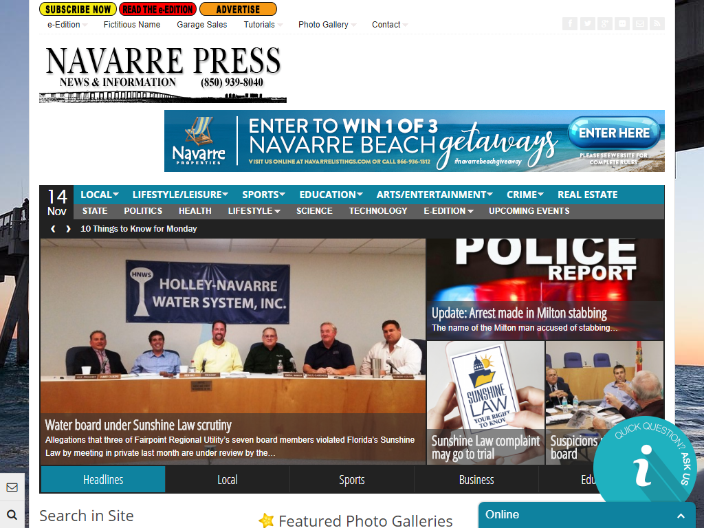 Navarre Press Media Contacts