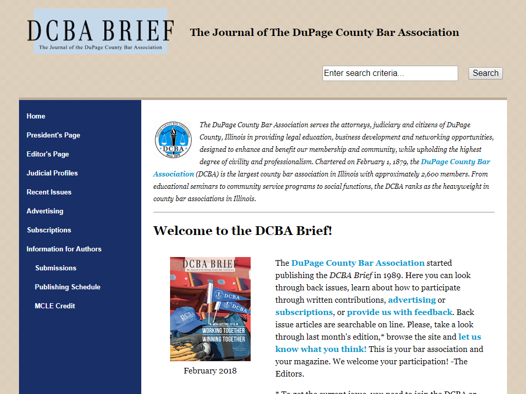 DCBA Brief Media Contacts