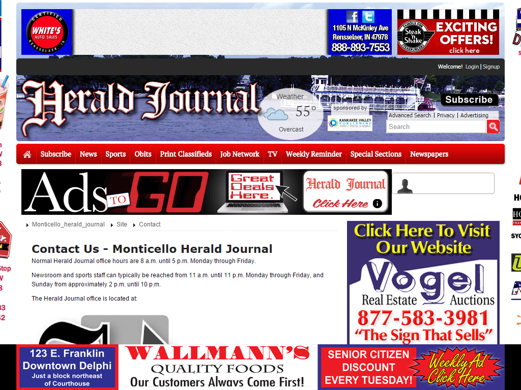 Herald-Journal Media Contacts