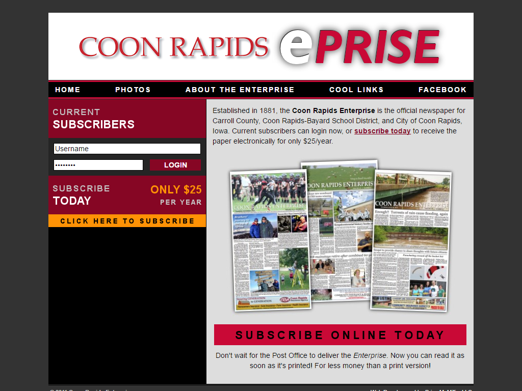 Coon Rapids Enterprise Media Contacts