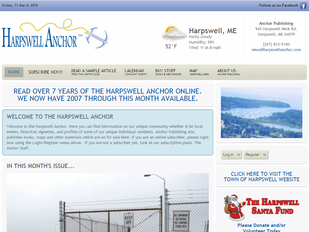 Harpswell Anchor Media Contacts
