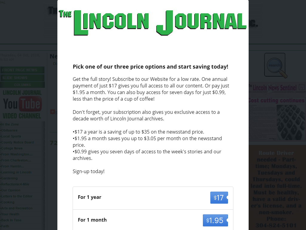 The Lincoln Journal Media Contacts