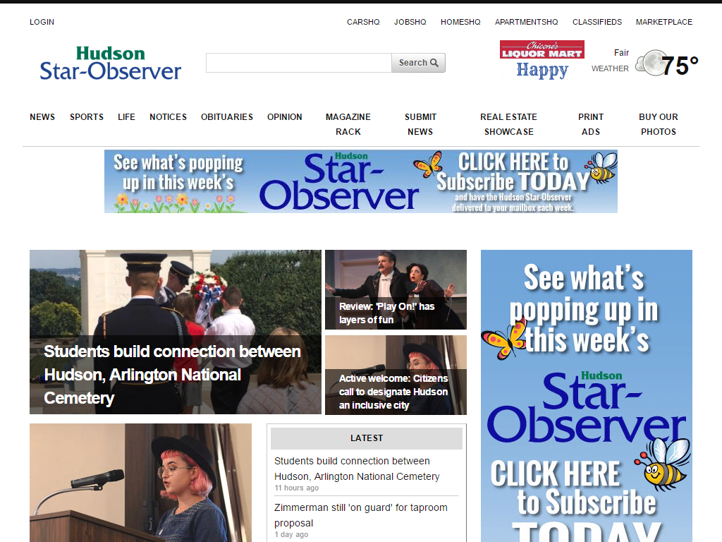 Hudson Star-Observer Media Contacts