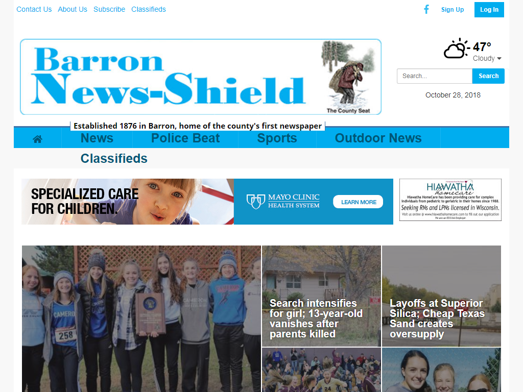 Barron News-Shield Media Contacts