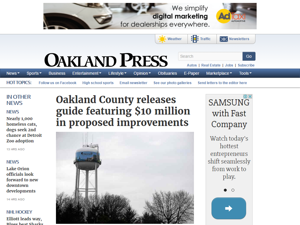 The Oakland Press Media Contacts